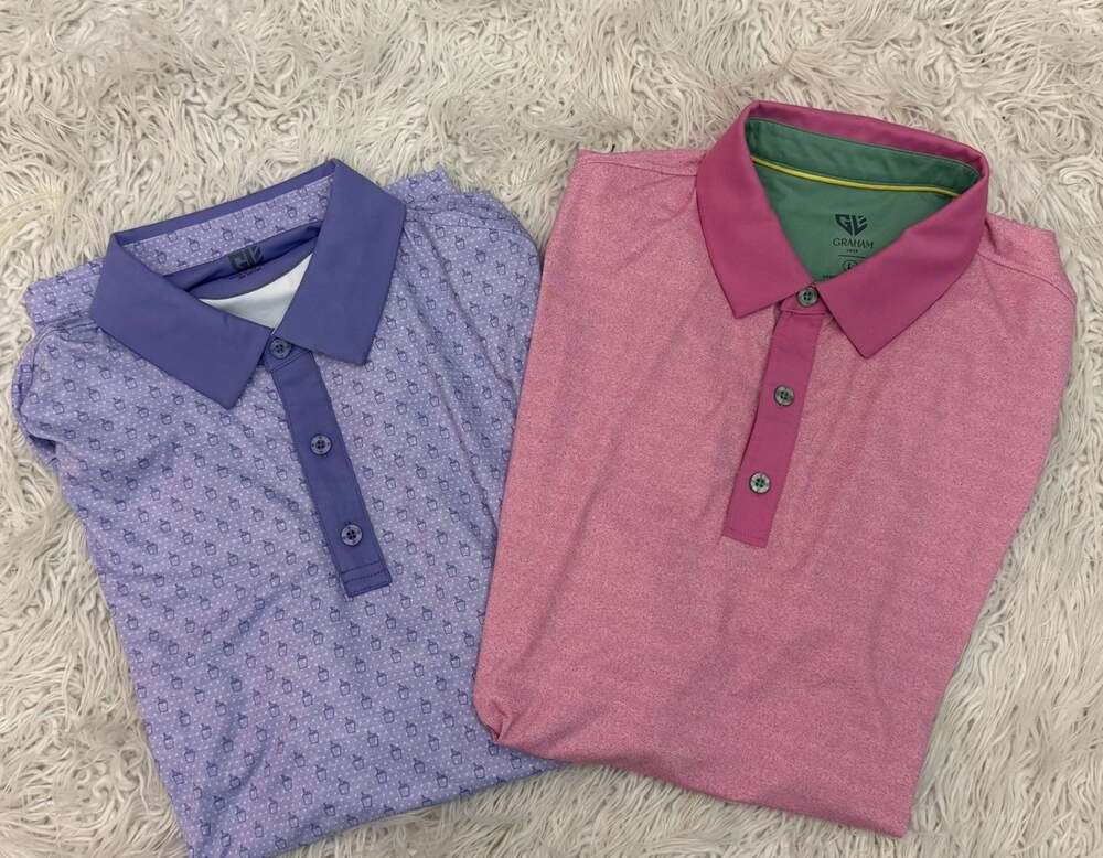 Graham Luxe Large Golf Polos Set of 2